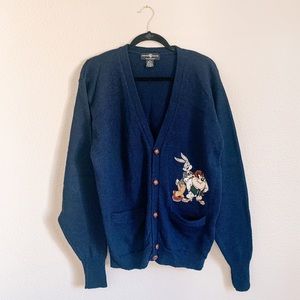 Vintage Warner Brothers Looney Tunes Cardigan